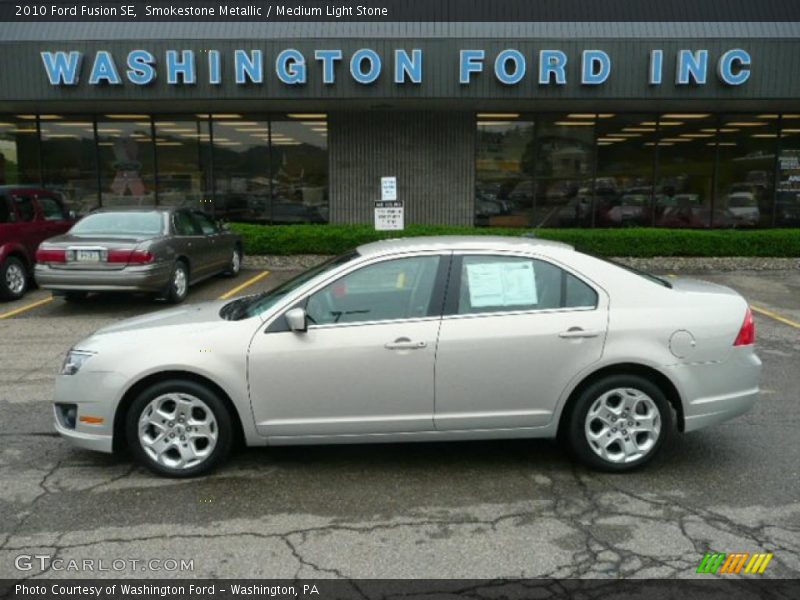 Smokestone Metallic / Medium Light Stone 2010 Ford Fusion SE