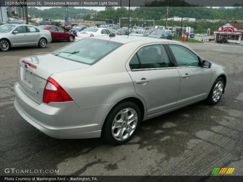 Smokestone Metallic / Medium Light Stone 2010 Ford Fusion SE