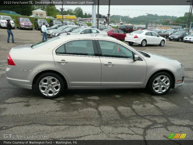Smokestone Metallic / Medium Light Stone 2010 Ford Fusion SE