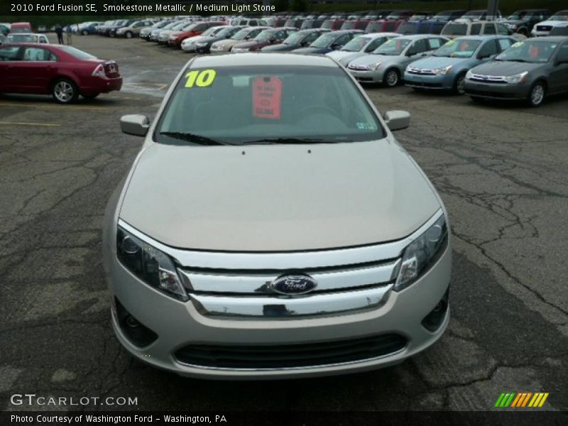 Smokestone Metallic / Medium Light Stone 2010 Ford Fusion SE