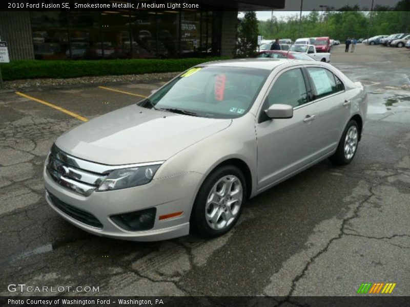 Smokestone Metallic / Medium Light Stone 2010 Ford Fusion SE