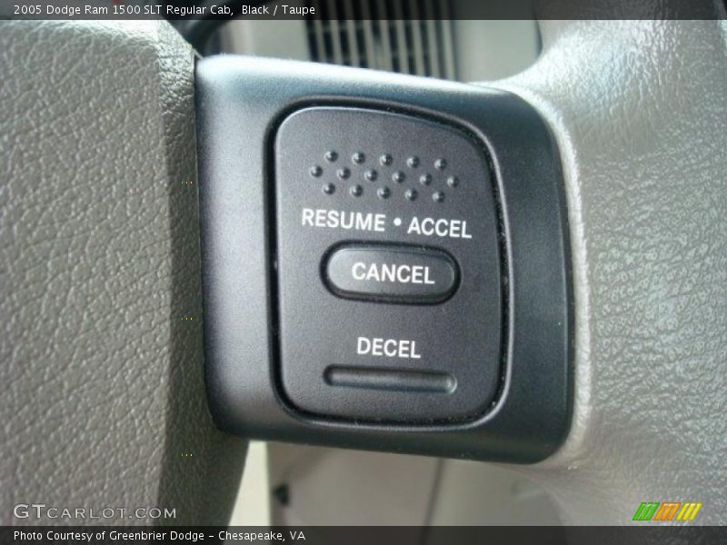 Black / Taupe 2005 Dodge Ram 1500 SLT Regular Cab