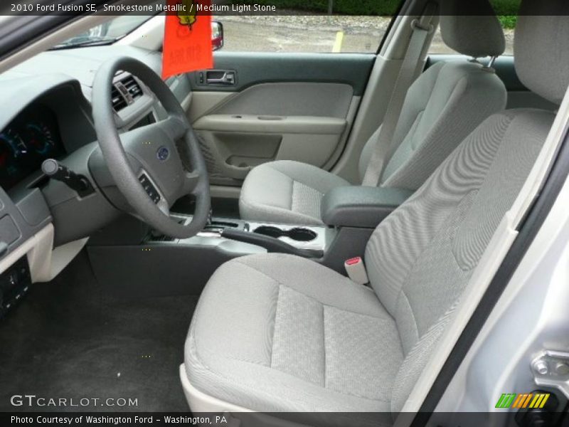 Smokestone Metallic / Medium Light Stone 2010 Ford Fusion SE