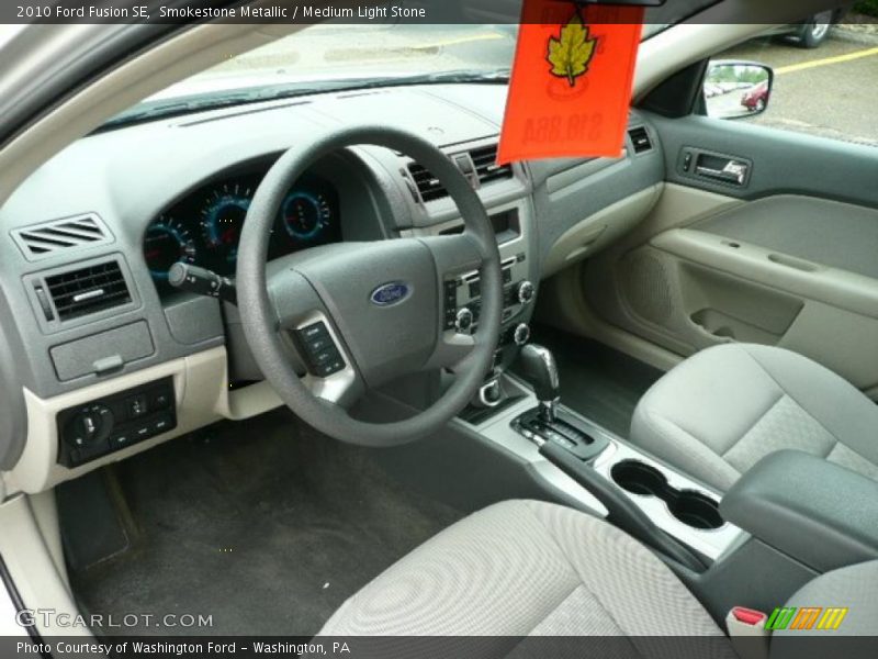 Smokestone Metallic / Medium Light Stone 2010 Ford Fusion SE