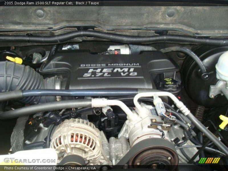 Black / Taupe 2005 Dodge Ram 1500 SLT Regular Cab