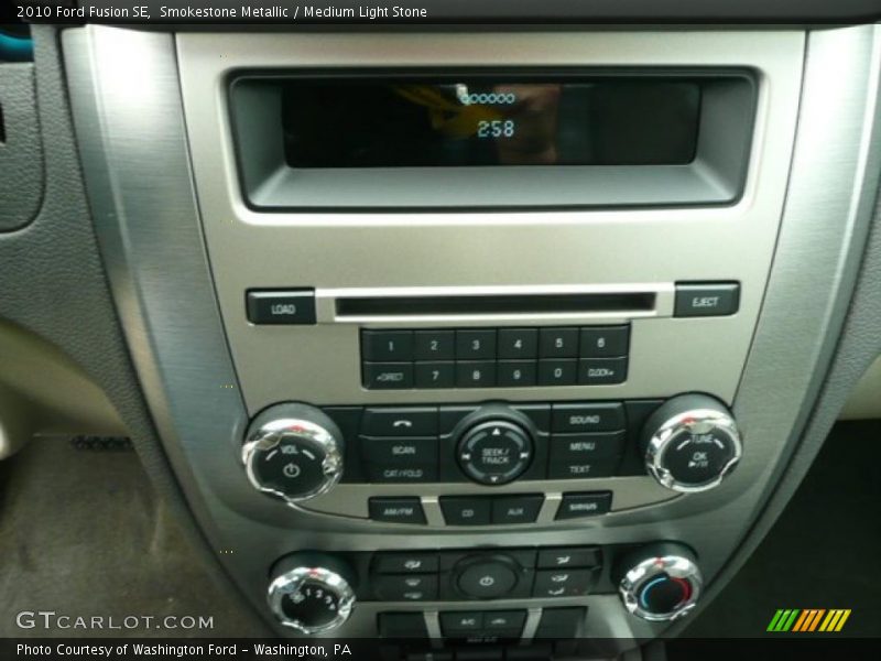 Smokestone Metallic / Medium Light Stone 2010 Ford Fusion SE