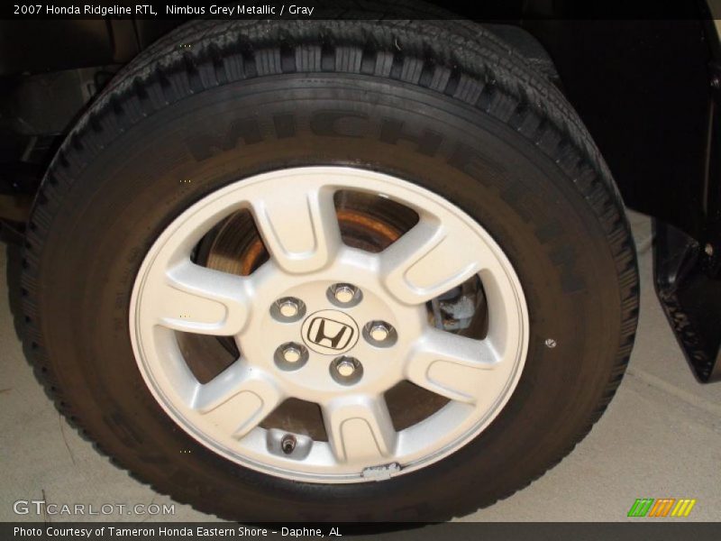 Nimbus Grey Metallic / Gray 2007 Honda Ridgeline RTL
