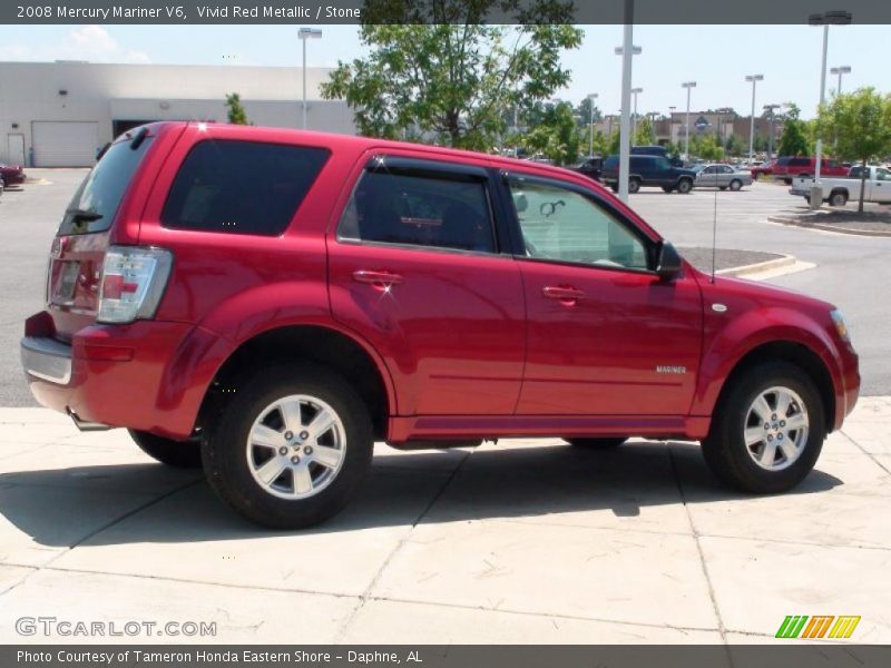 Vivid Red Metallic / Stone 2008 Mercury Mariner V6