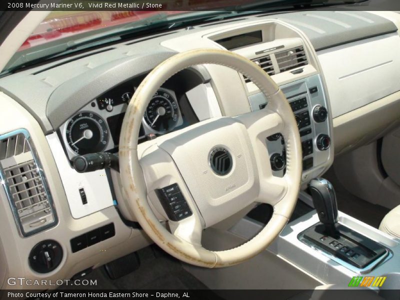Vivid Red Metallic / Stone 2008 Mercury Mariner V6