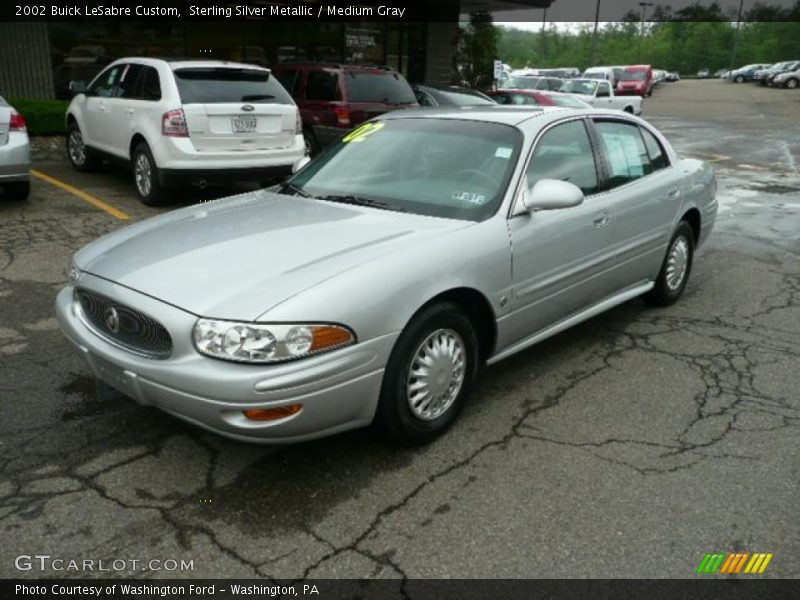 Sterling Silver Metallic / Medium Gray 2002 Buick LeSabre Custom