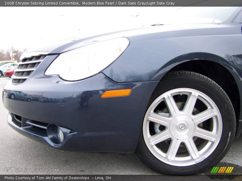 Modern Blue Pearl / Dark Slate Gray/Light Slate Gray 2008 Chrysler Sebring Limited Convertible