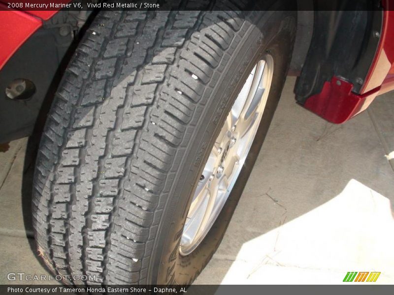 Vivid Red Metallic / Stone 2008 Mercury Mariner V6