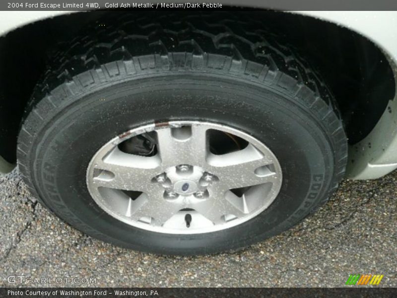 Gold Ash Metallic / Medium/Dark Pebble 2004 Ford Escape Limited 4WD