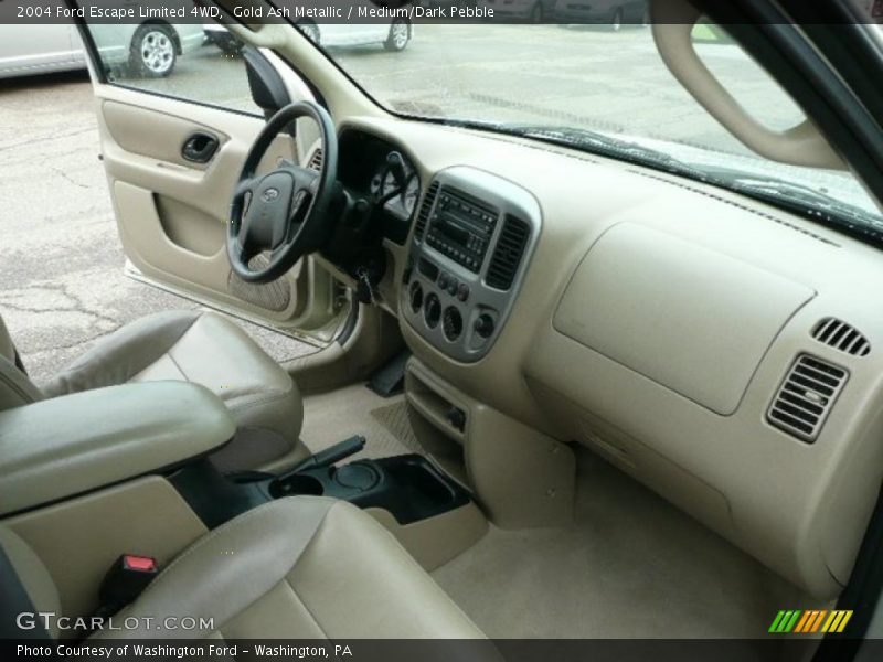 Gold Ash Metallic / Medium/Dark Pebble 2004 Ford Escape Limited 4WD