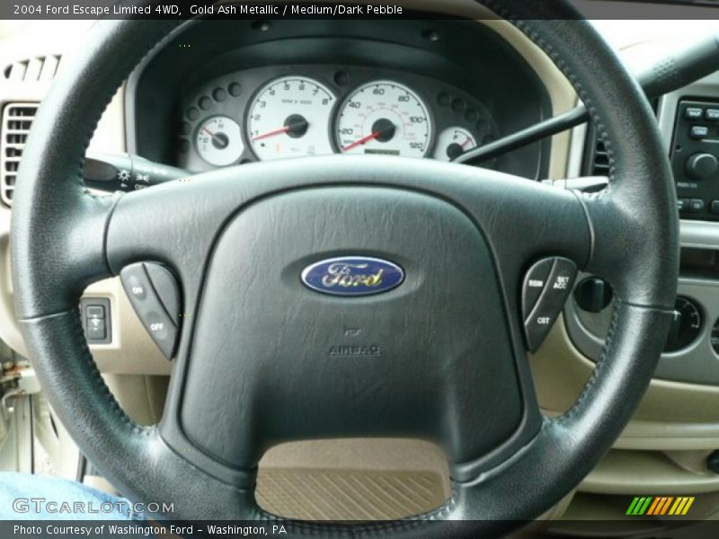 Gold Ash Metallic / Medium/Dark Pebble 2004 Ford Escape Limited 4WD