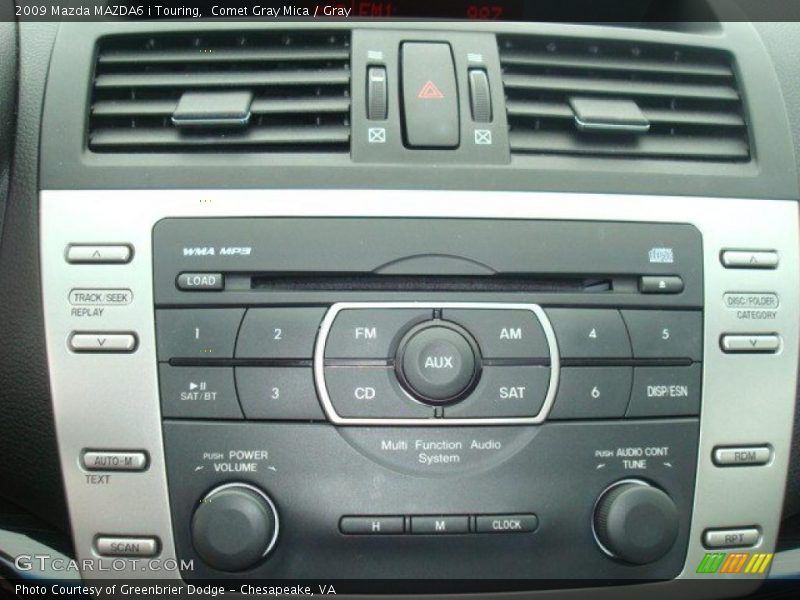 Comet Gray Mica / Gray 2009 Mazda MAZDA6 i Touring