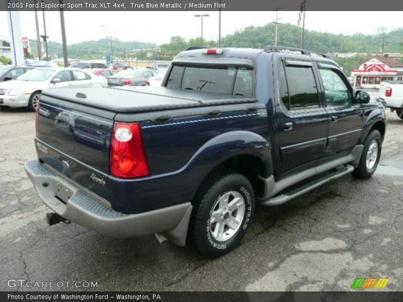 True Blue Metallic / Medium Flint 2003 Ford Explorer Sport Trac XLT 4x4