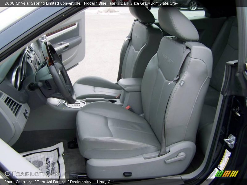 Modern Blue Pearl / Dark Slate Gray/Light Slate Gray 2008 Chrysler Sebring Limited Convertible