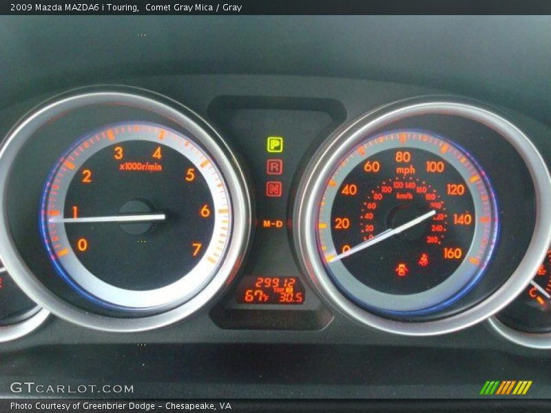 Comet Gray Mica / Gray 2009 Mazda MAZDA6 i Touring