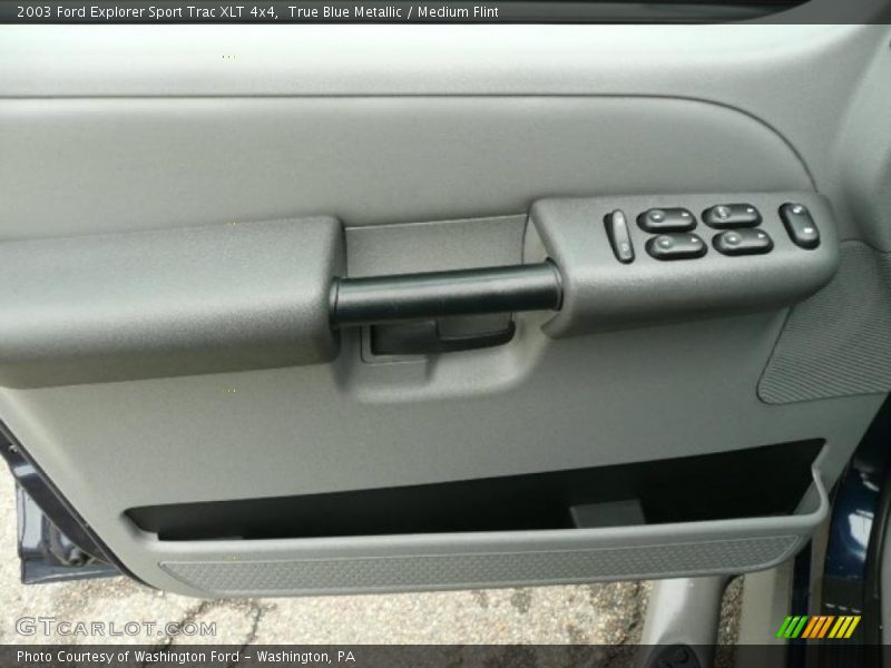 True Blue Metallic / Medium Flint 2003 Ford Explorer Sport Trac XLT 4x4