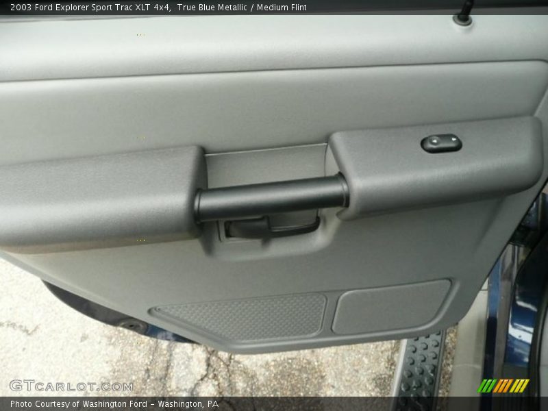 True Blue Metallic / Medium Flint 2003 Ford Explorer Sport Trac XLT 4x4