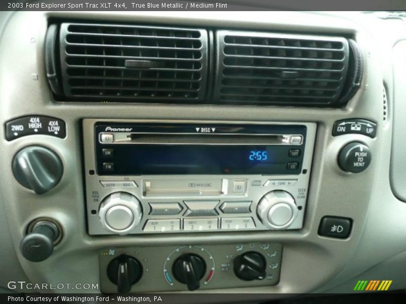 True Blue Metallic / Medium Flint 2003 Ford Explorer Sport Trac XLT 4x4