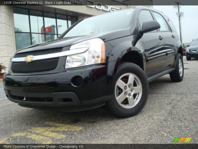Black / Light Gray 2008 Chevrolet Equinox LS