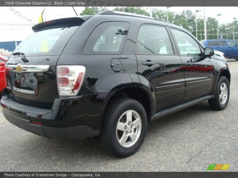 Black / Light Gray 2008 Chevrolet Equinox LS