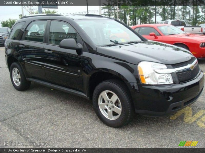 Black / Light Gray 2008 Chevrolet Equinox LS