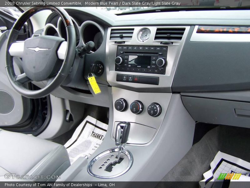 Modern Blue Pearl / Dark Slate Gray/Light Slate Gray 2008 Chrysler Sebring Limited Convertible