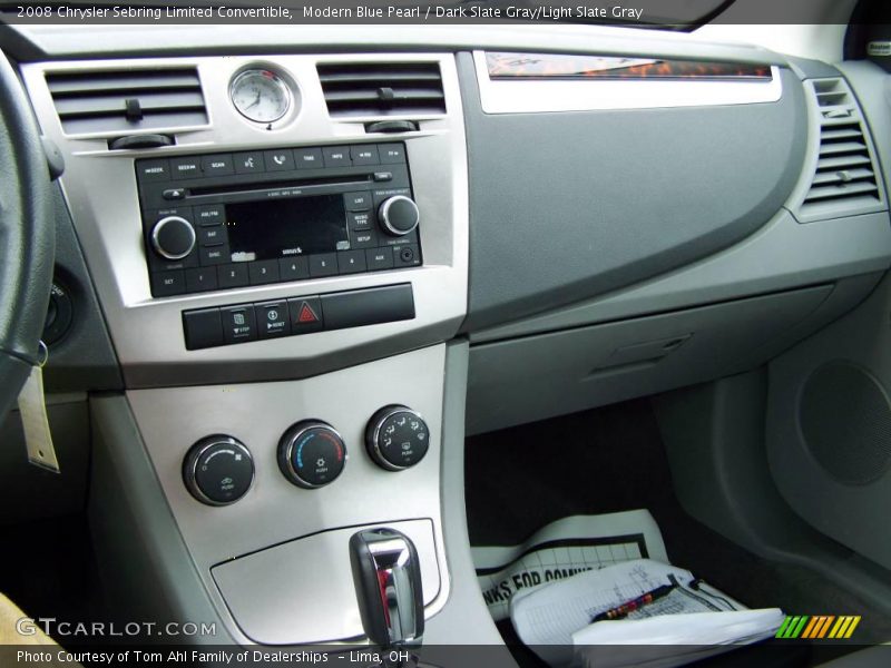 Modern Blue Pearl / Dark Slate Gray/Light Slate Gray 2008 Chrysler Sebring Limited Convertible