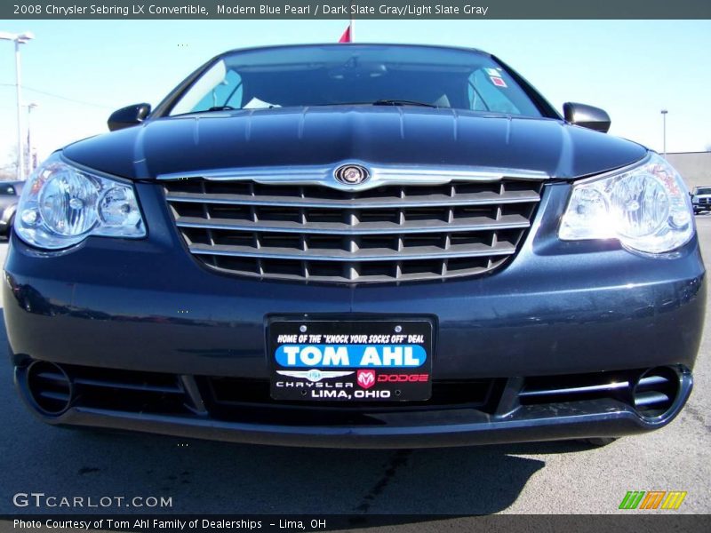 Modern Blue Pearl / Dark Slate Gray/Light Slate Gray 2008 Chrysler Sebring LX Convertible