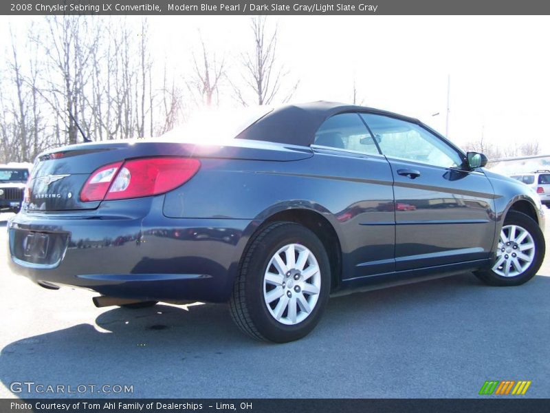 Modern Blue Pearl / Dark Slate Gray/Light Slate Gray 2008 Chrysler Sebring LX Convertible