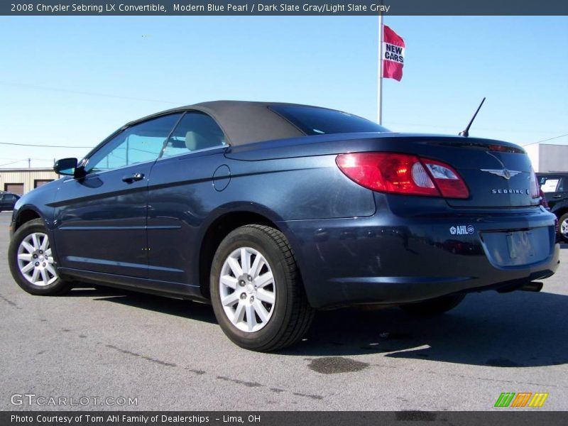 Modern Blue Pearl / Dark Slate Gray/Light Slate Gray 2008 Chrysler Sebring LX Convertible