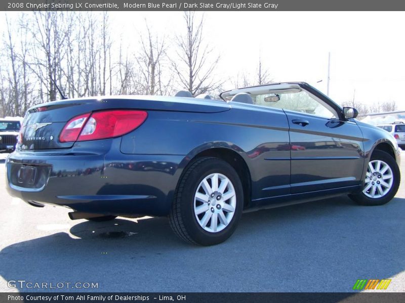 Modern Blue Pearl / Dark Slate Gray/Light Slate Gray 2008 Chrysler Sebring LX Convertible