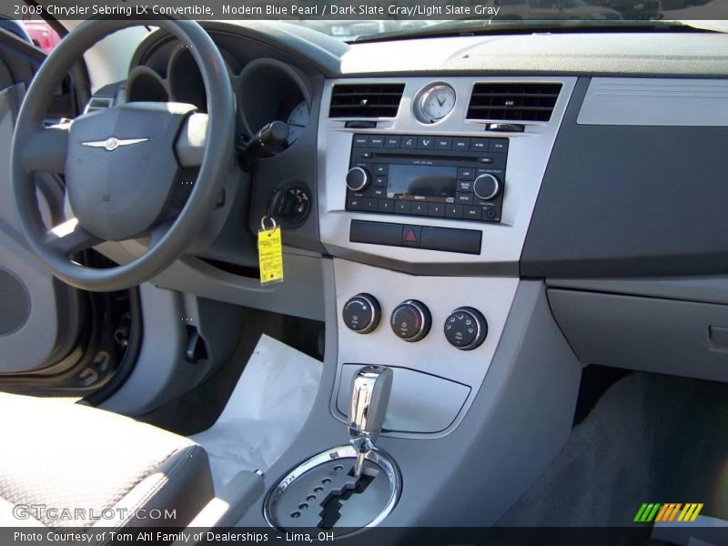 Modern Blue Pearl / Dark Slate Gray/Light Slate Gray 2008 Chrysler Sebring LX Convertible