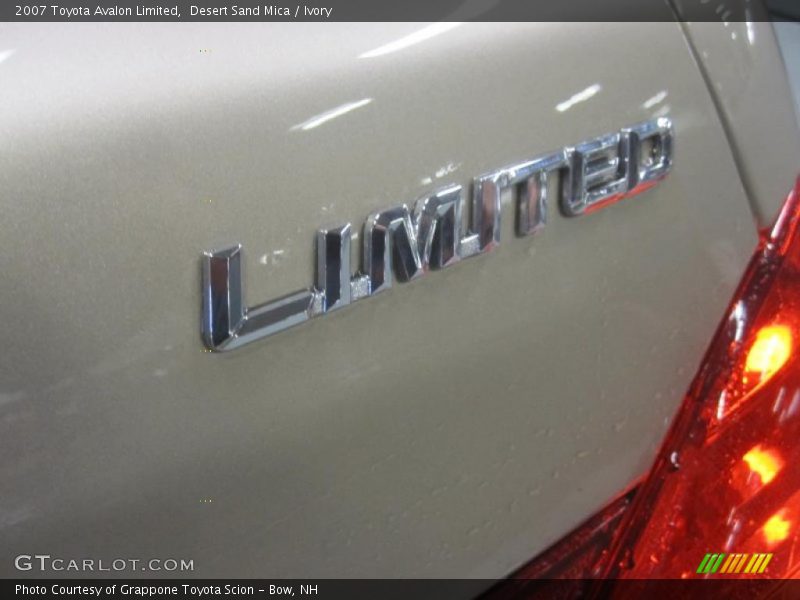 Desert Sand Mica / Ivory 2007 Toyota Avalon Limited