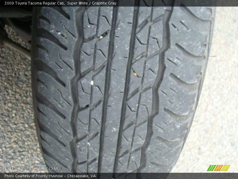 Super White / Graphite Gray 2009 Toyota Tacoma Regular Cab