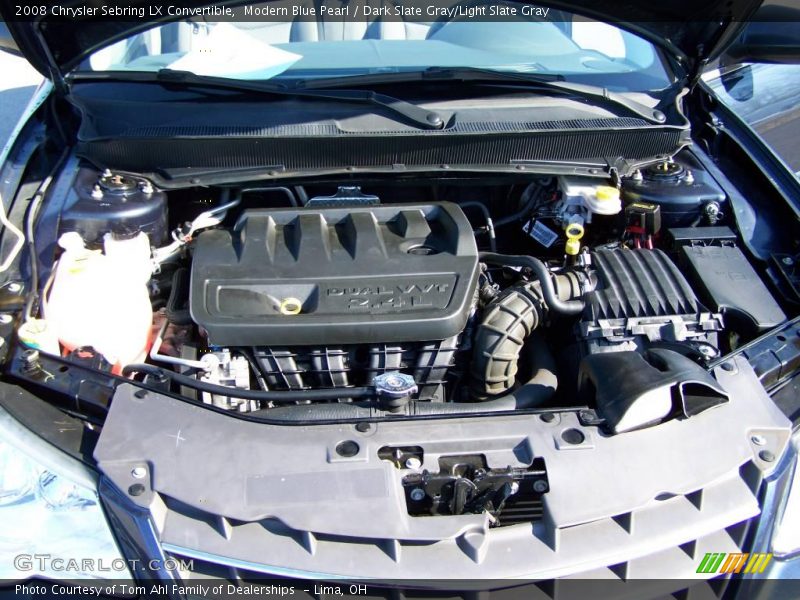 Modern Blue Pearl / Dark Slate Gray/Light Slate Gray 2008 Chrysler Sebring LX Convertible