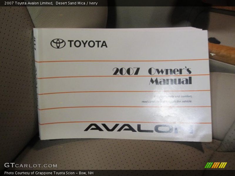 Desert Sand Mica / Ivory 2007 Toyota Avalon Limited