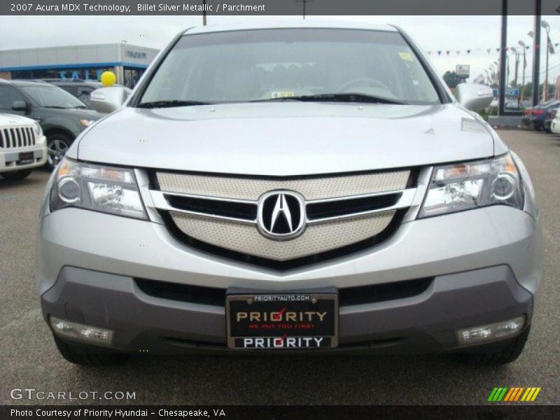 Billet Silver Metallic / Parchment 2007 Acura MDX Technology