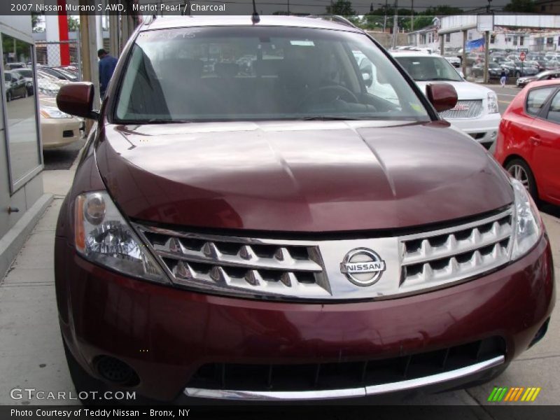 Merlot Pearl / Charcoal 2007 Nissan Murano S AWD