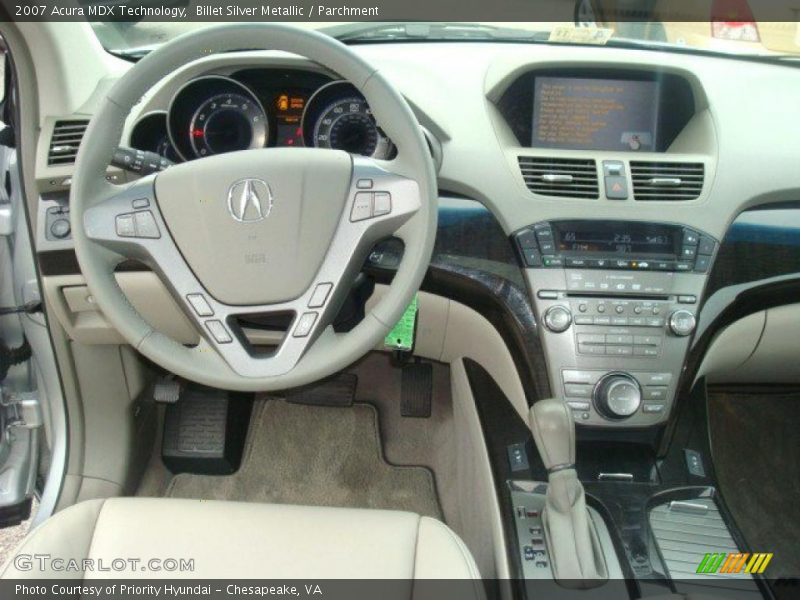 Billet Silver Metallic / Parchment 2007 Acura MDX Technology