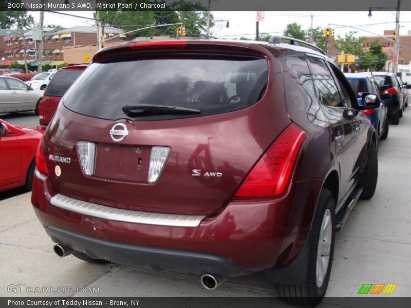 Merlot Pearl / Charcoal 2007 Nissan Murano S AWD