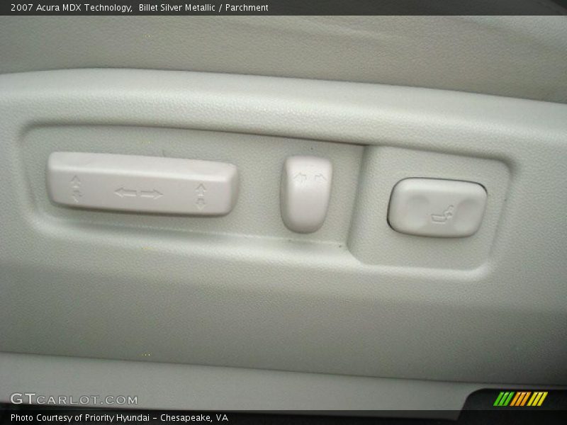 Billet Silver Metallic / Parchment 2007 Acura MDX Technology