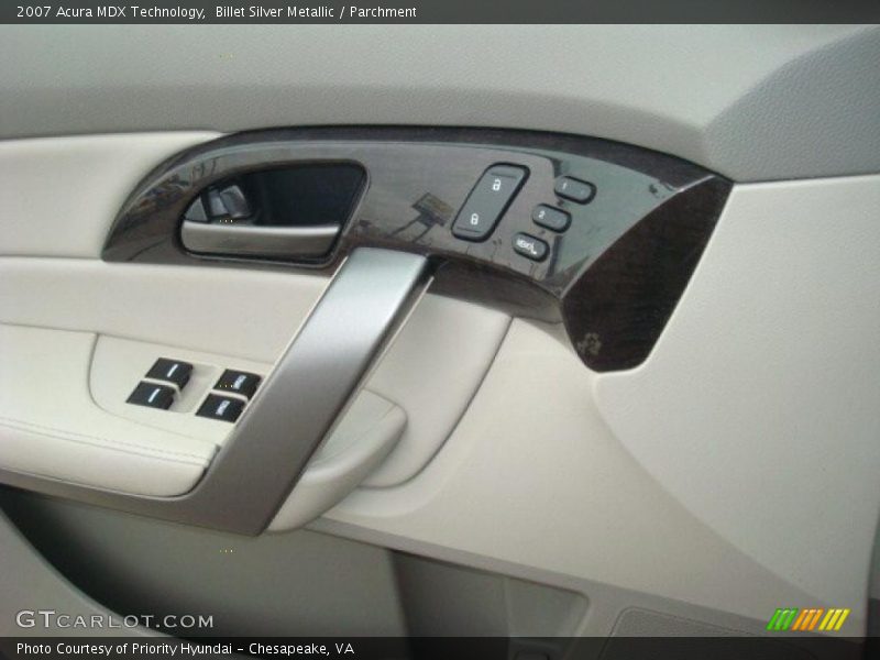 Billet Silver Metallic / Parchment 2007 Acura MDX Technology