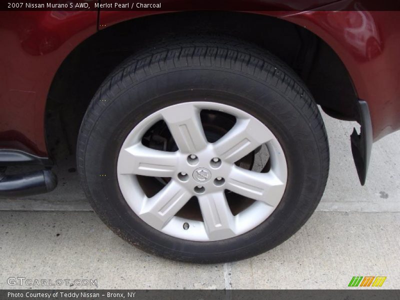 Merlot Pearl / Charcoal 2007 Nissan Murano S AWD