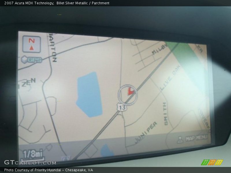 Billet Silver Metallic / Parchment 2007 Acura MDX Technology