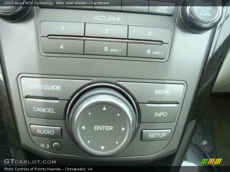 Billet Silver Metallic / Parchment 2007 Acura MDX Technology
