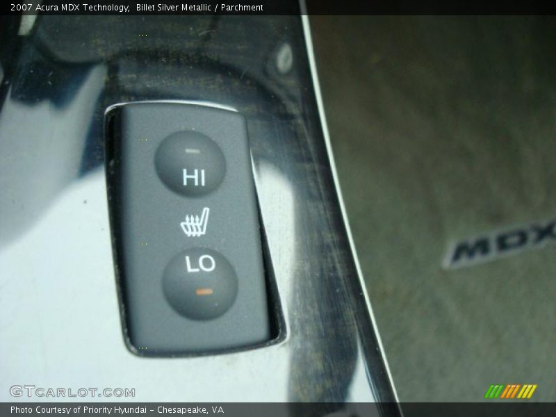 Billet Silver Metallic / Parchment 2007 Acura MDX Technology